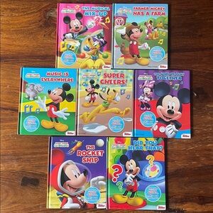 7 MY FIRST MUSIC FUN Mickey Mouse Clubhouse Disney Junior Hardcover Books